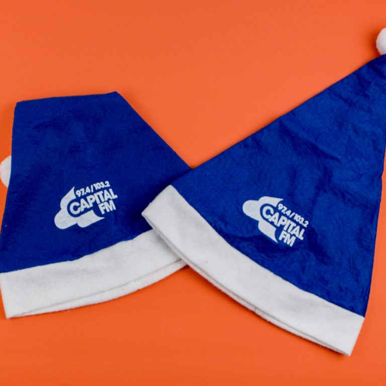 Printed Promotional Christmas Hats