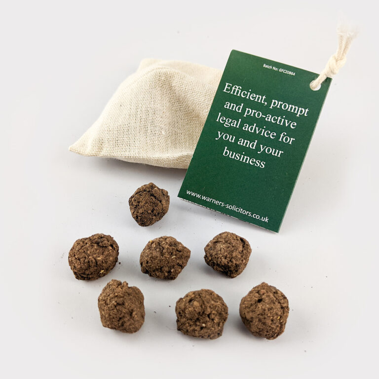 Branded Wildflower Bee Bombs