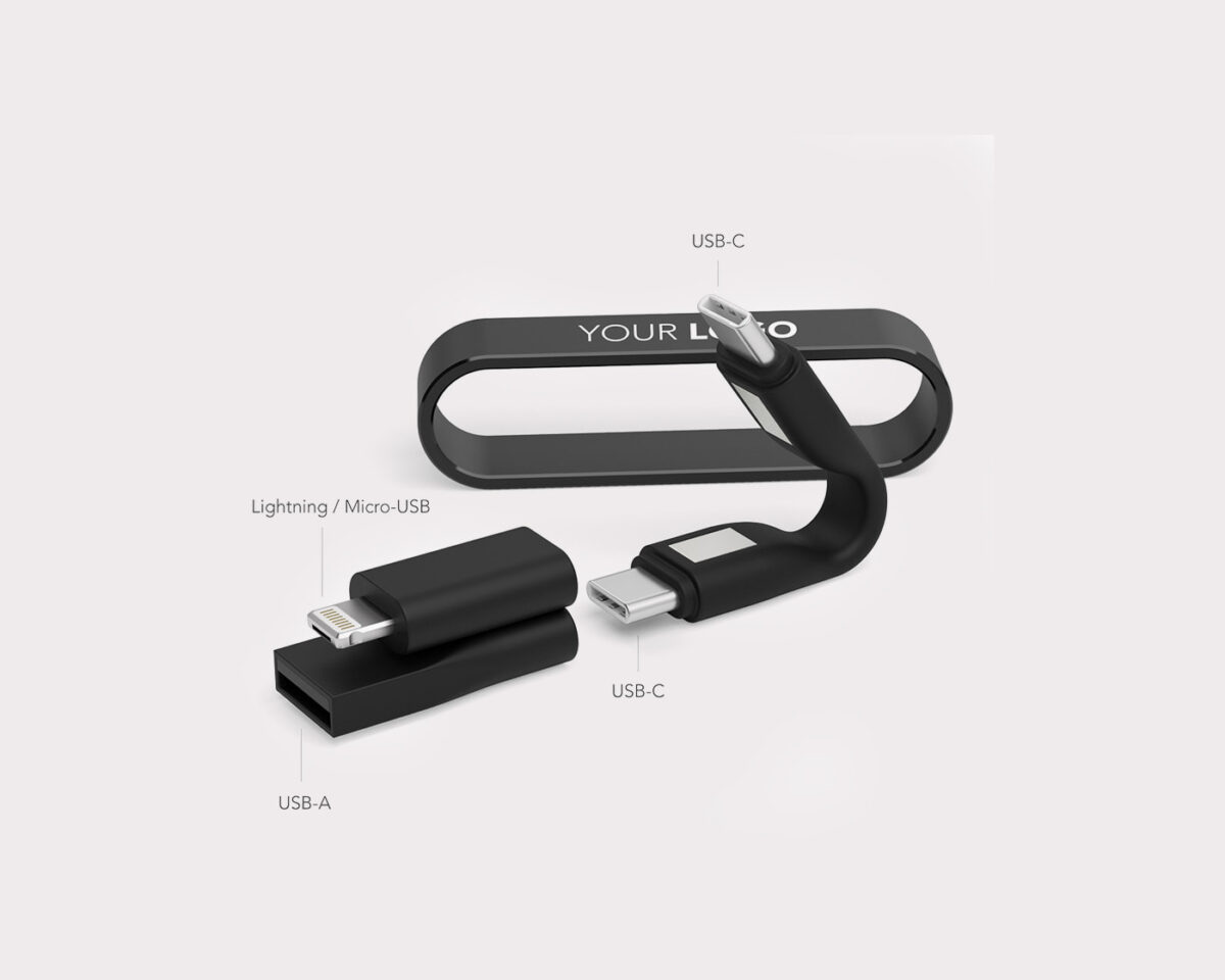 Keyring charger branded