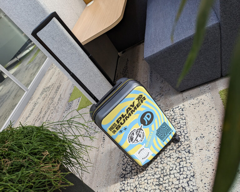 Printed Suitcase