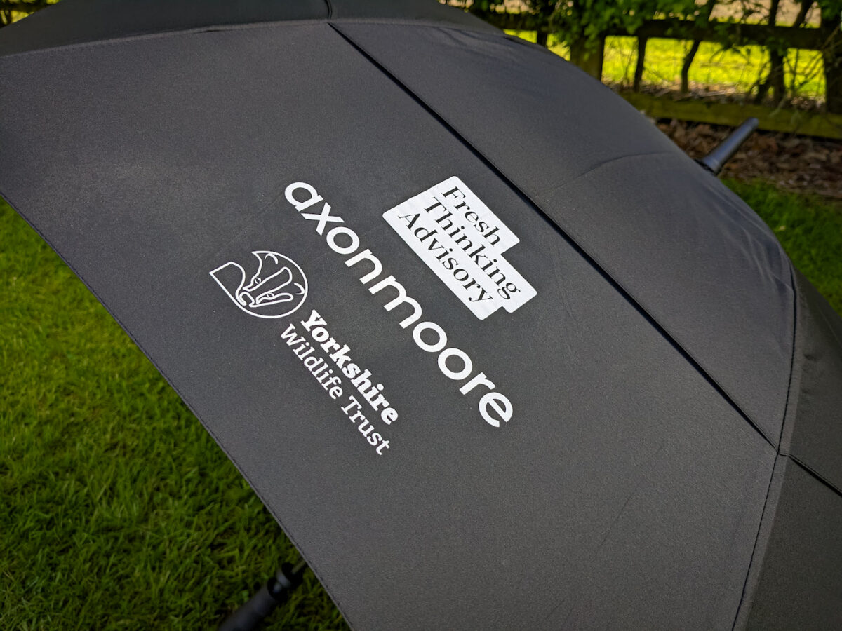 close up shot of eco-friendly umbrella