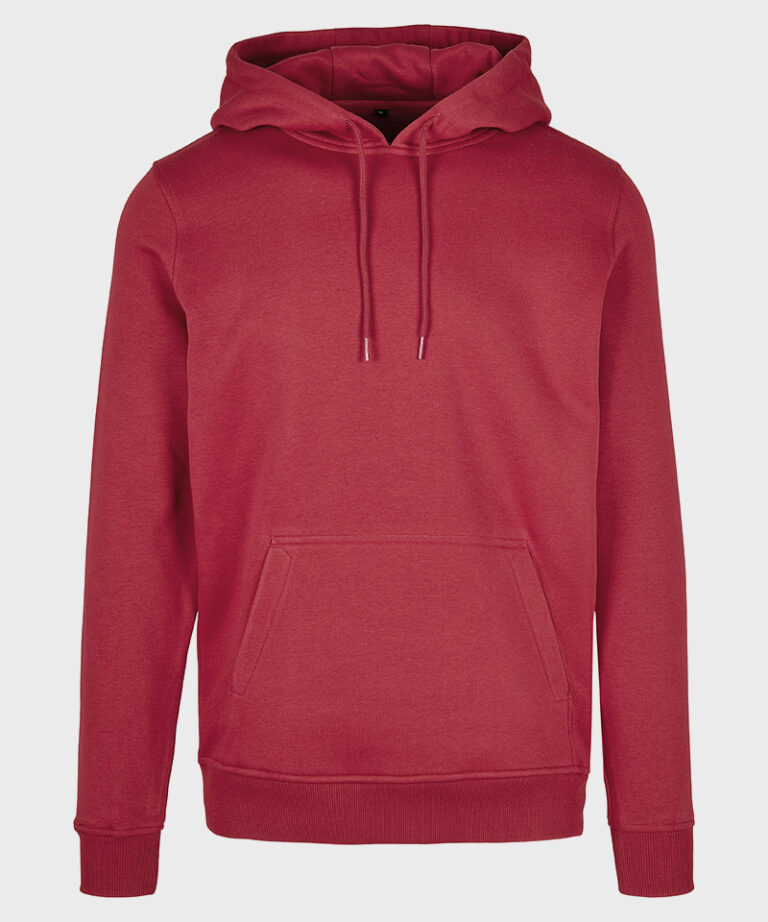 Branded Hoody in Burgundy