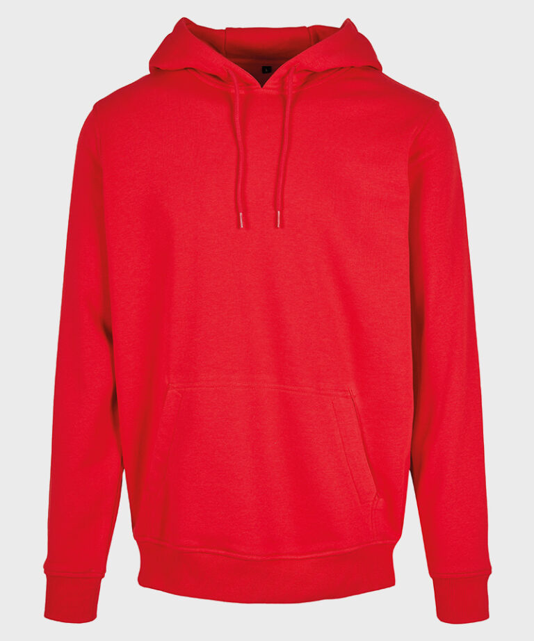 Branded Hoody in City Red