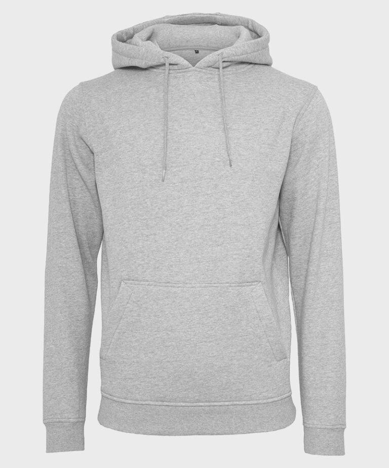 Branded Hoody in Heather Grey