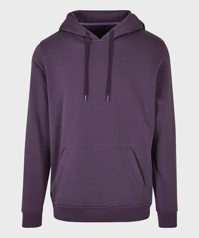 Branded Hoody in Purple Night