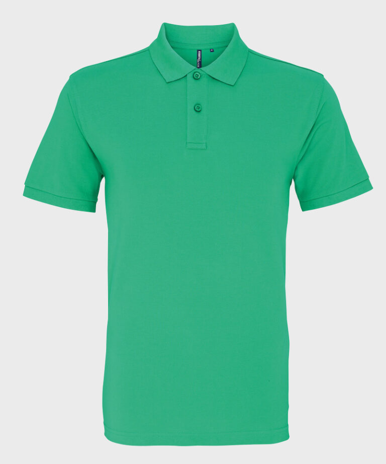 Branded Polo Shirt in Kelly