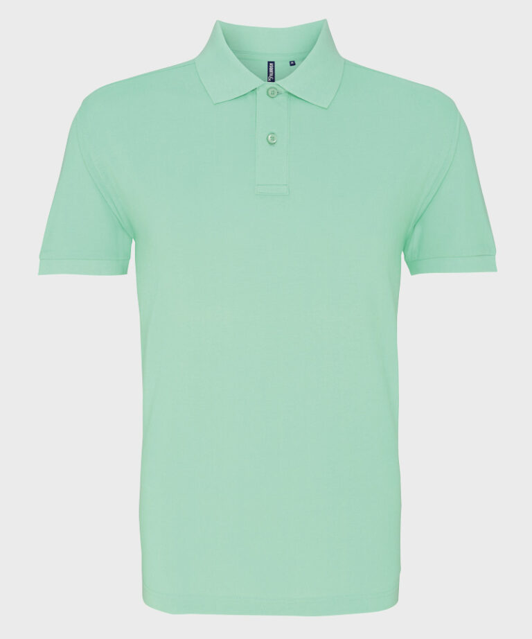 Branded Polo Shirt in Mint