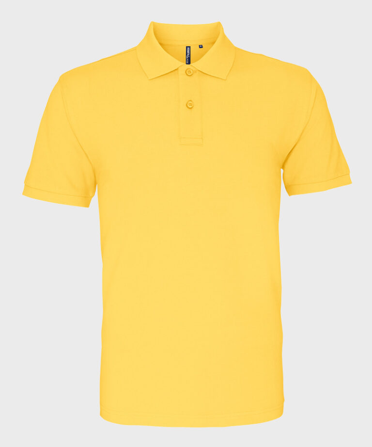 Branded Polo Shirt in Mustard
