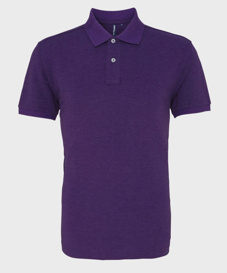 Branded Polo Shirt in Purple