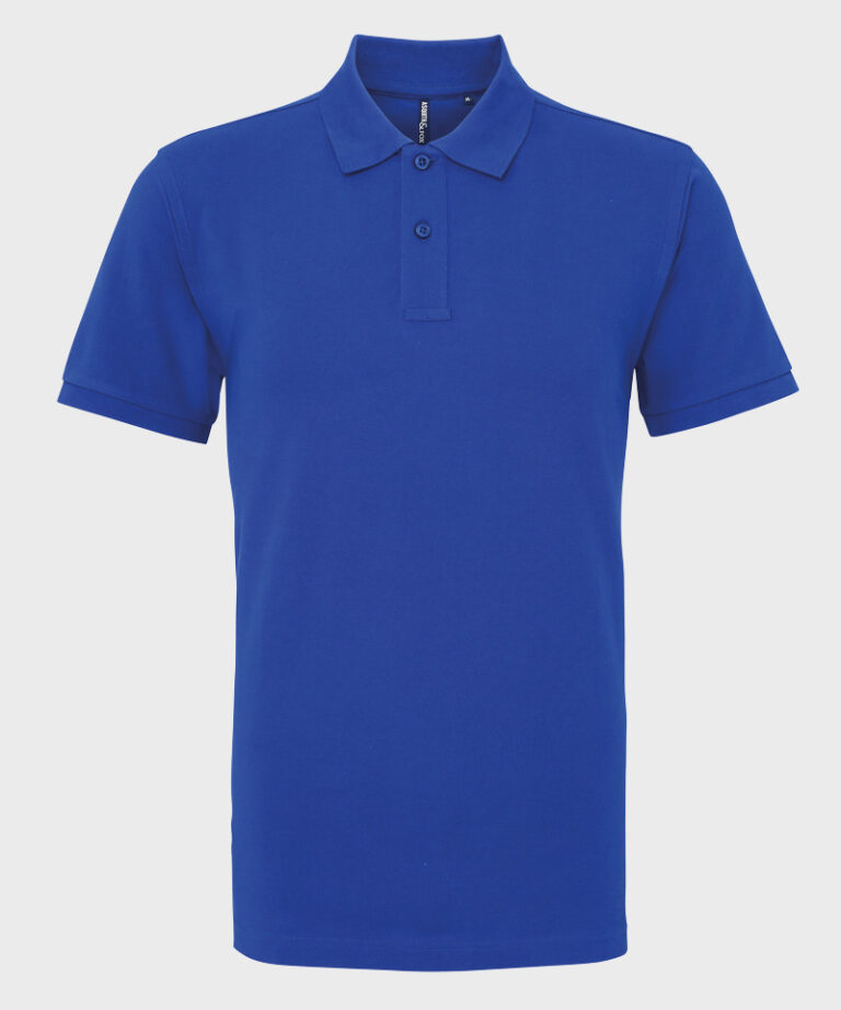 Branded Polo Shirt in Royal