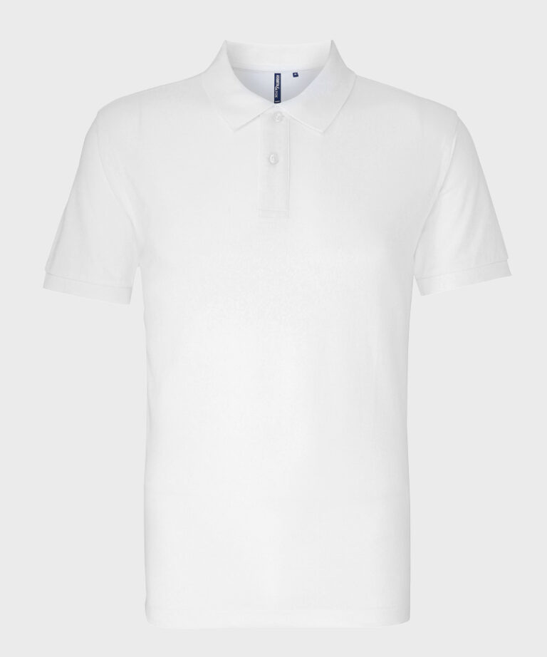 Branded Polo Shirt in White