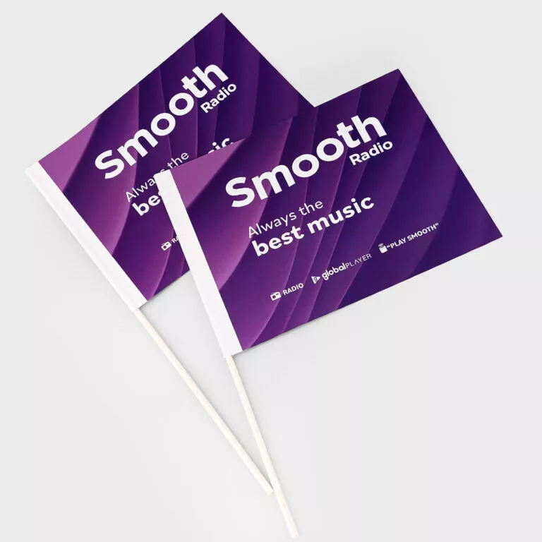 Printed Promotional Paper Flags