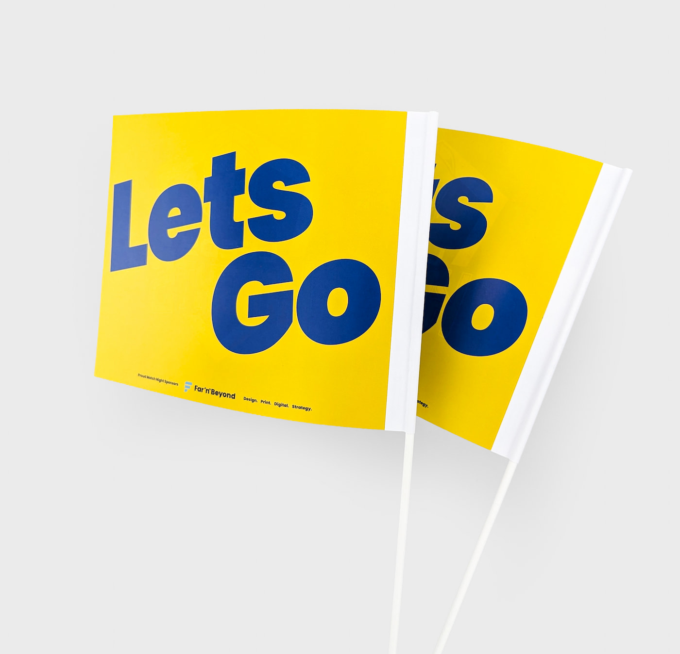 Double Sided Printed Flags