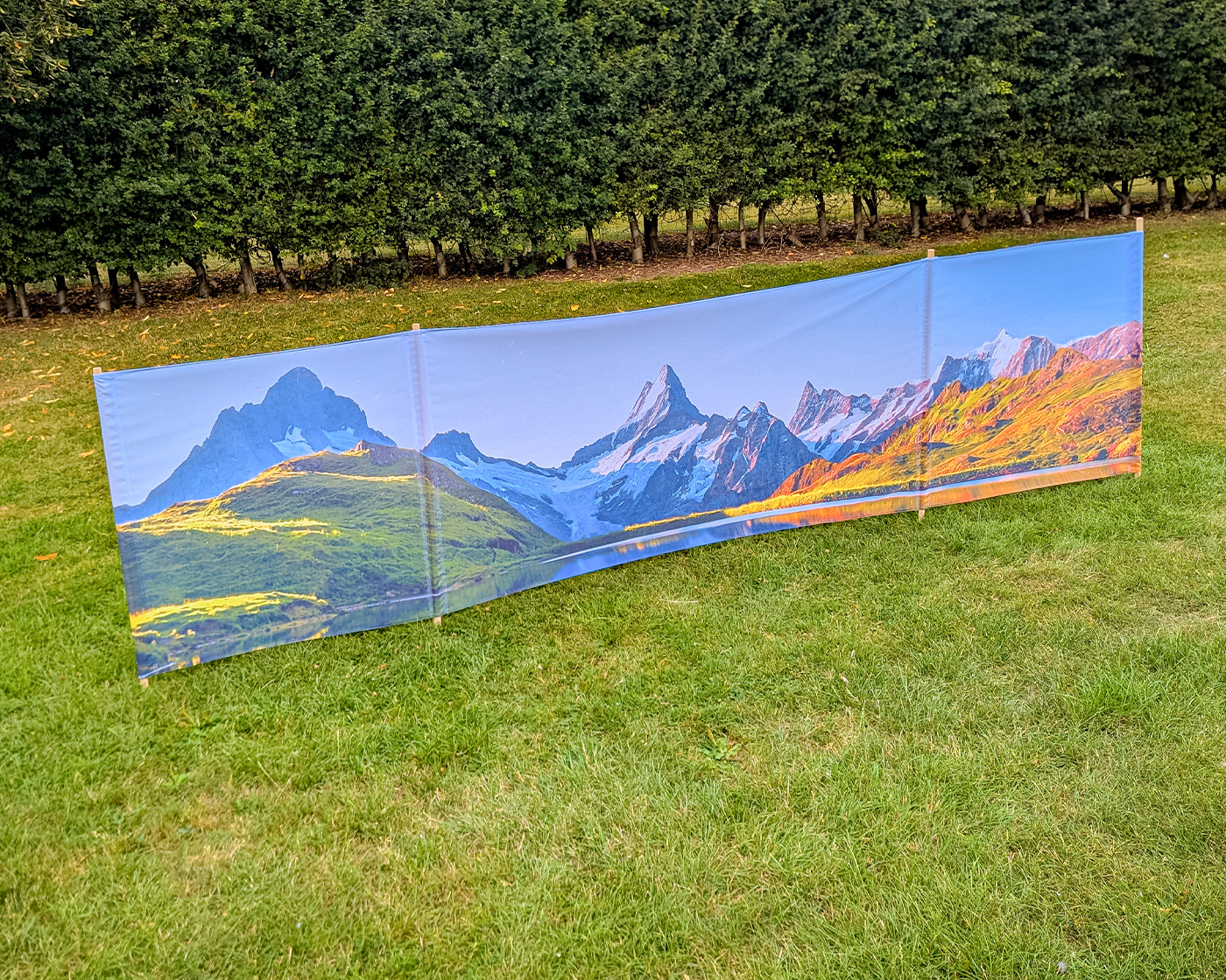 Photo of Branded Wind Break