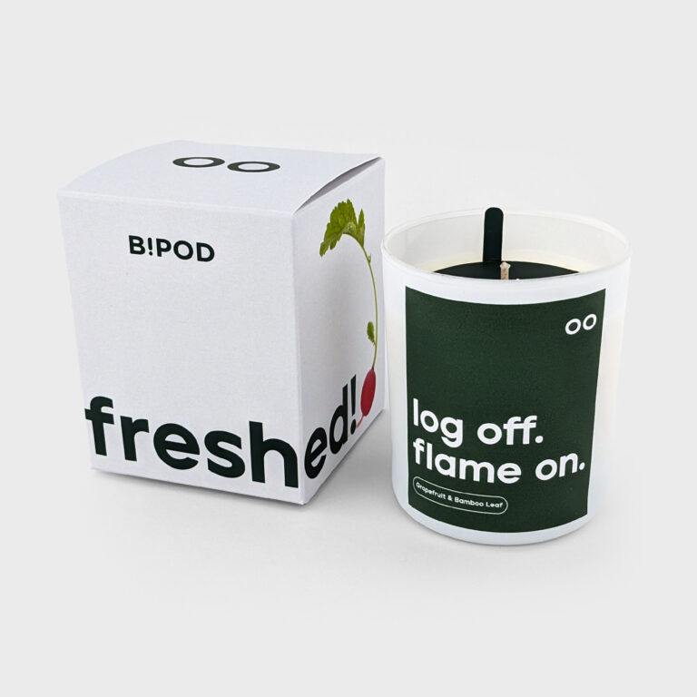 Branded Candles with a Fresh Scent